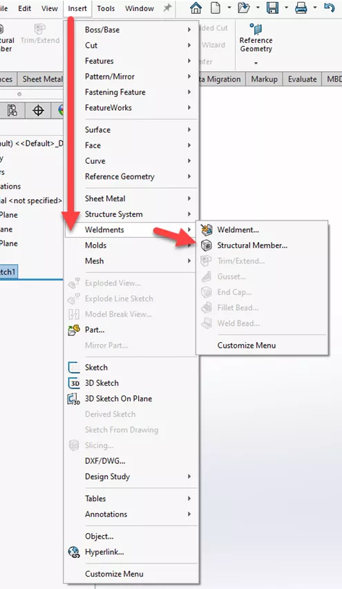 SOLIDWORKS 使用自定义焊件轮廓建模 | SOLIDWORKS 结构构件命令 SOLIDWORKS 使用自定义焊件轮廓建模 | SOLIDWORKS 结构构件命令