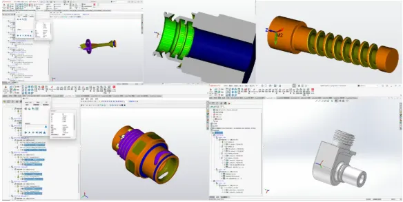 SolidCAM针对液冷接头等复杂精密零件加工,提供完整的数字化加工解决方案,涵盖零件建模、刀具路径生成、加工工艺优化以及机床仿真验证等环节 SolidCAM针对液冷接头等复杂精密零件加工,提供完整的数字化加工解决方案,涵盖零件建模、刀具路径生成、加工工艺优化以及机床仿真验证等环节
