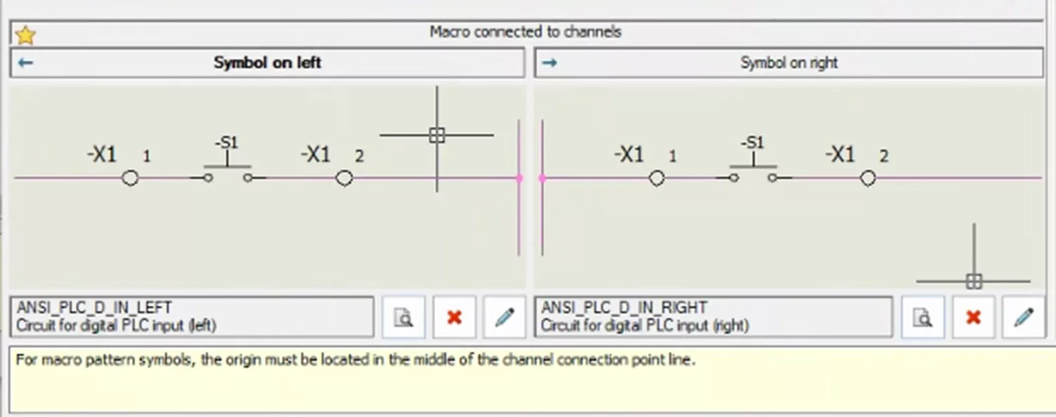 SOLIDWORKS Electrical 通道关联宏设置界面 SOLIDWORKS Electrical 通道关联宏设置界面
