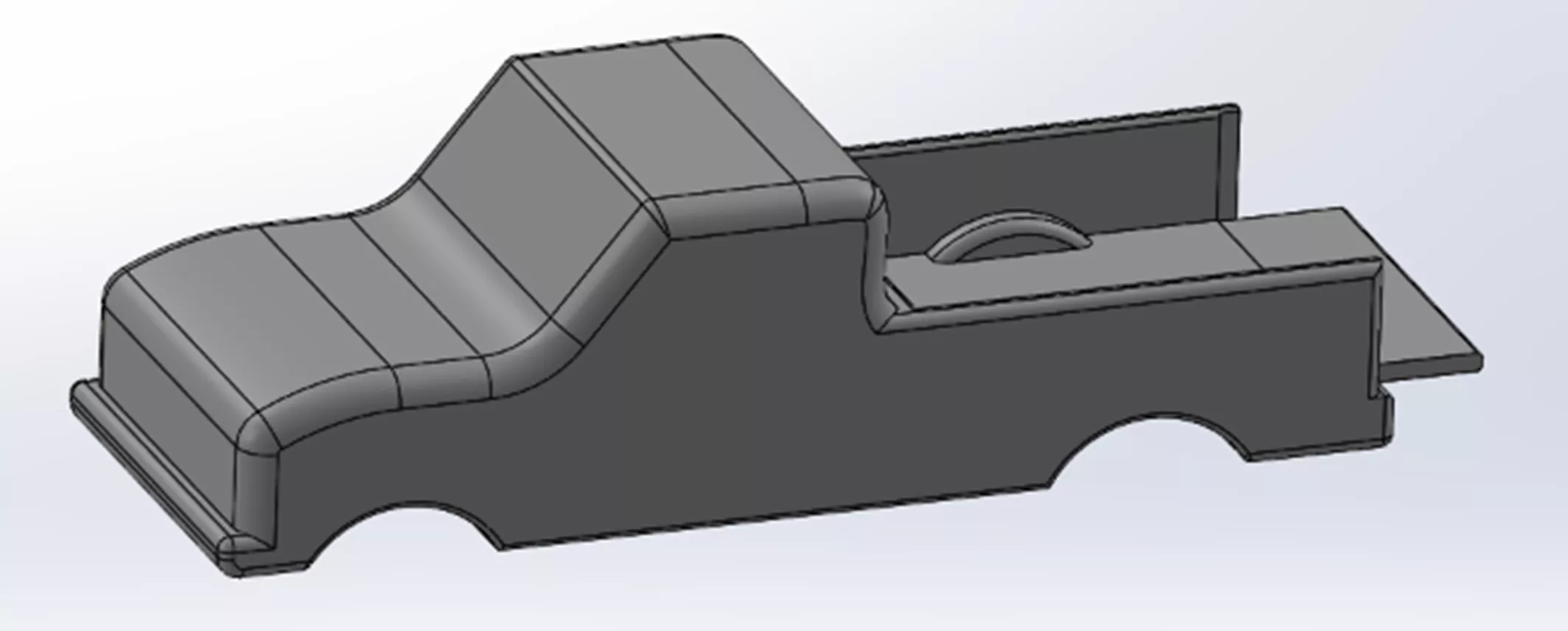 SOLIDWORKS 皮卡模型 —— 尾门放下示意图 SOLIDWORKS 皮卡模型 —— 尾门放下示意图