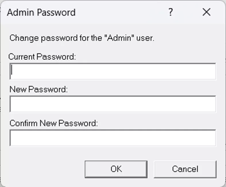 SOLIDWORKS PDM 管理员密码填写界面示意图 SOLIDWORKS PDM 管理员密码填写界面示意图