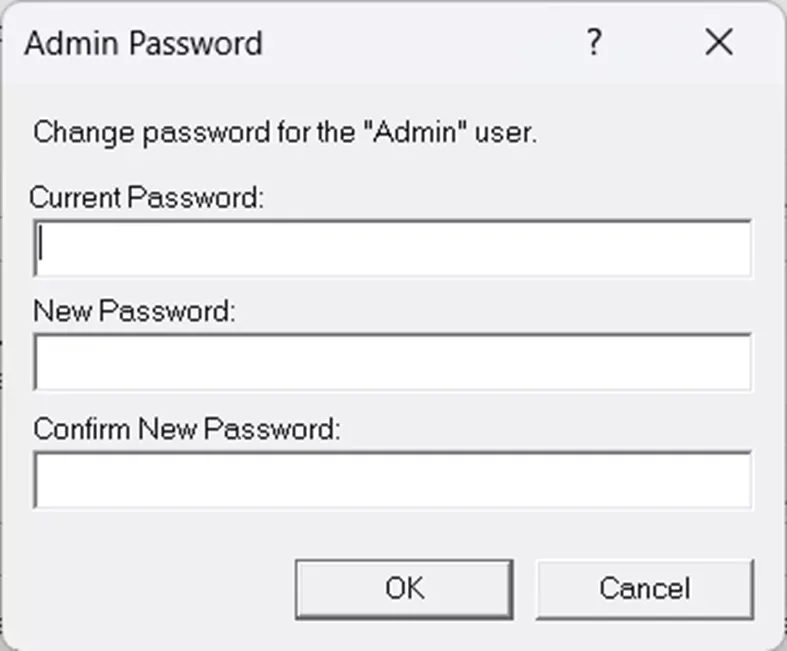 SOLIDWORKS PDM 管理员密码填写界面示意图 SOLIDWORKS PDM 管理员密码填写界面示意图