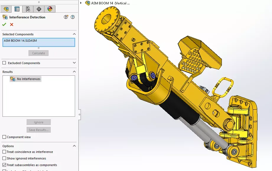 SOLIDWORKS 标准版干涉检测 SOLIDWORKS 标准版干涉检测