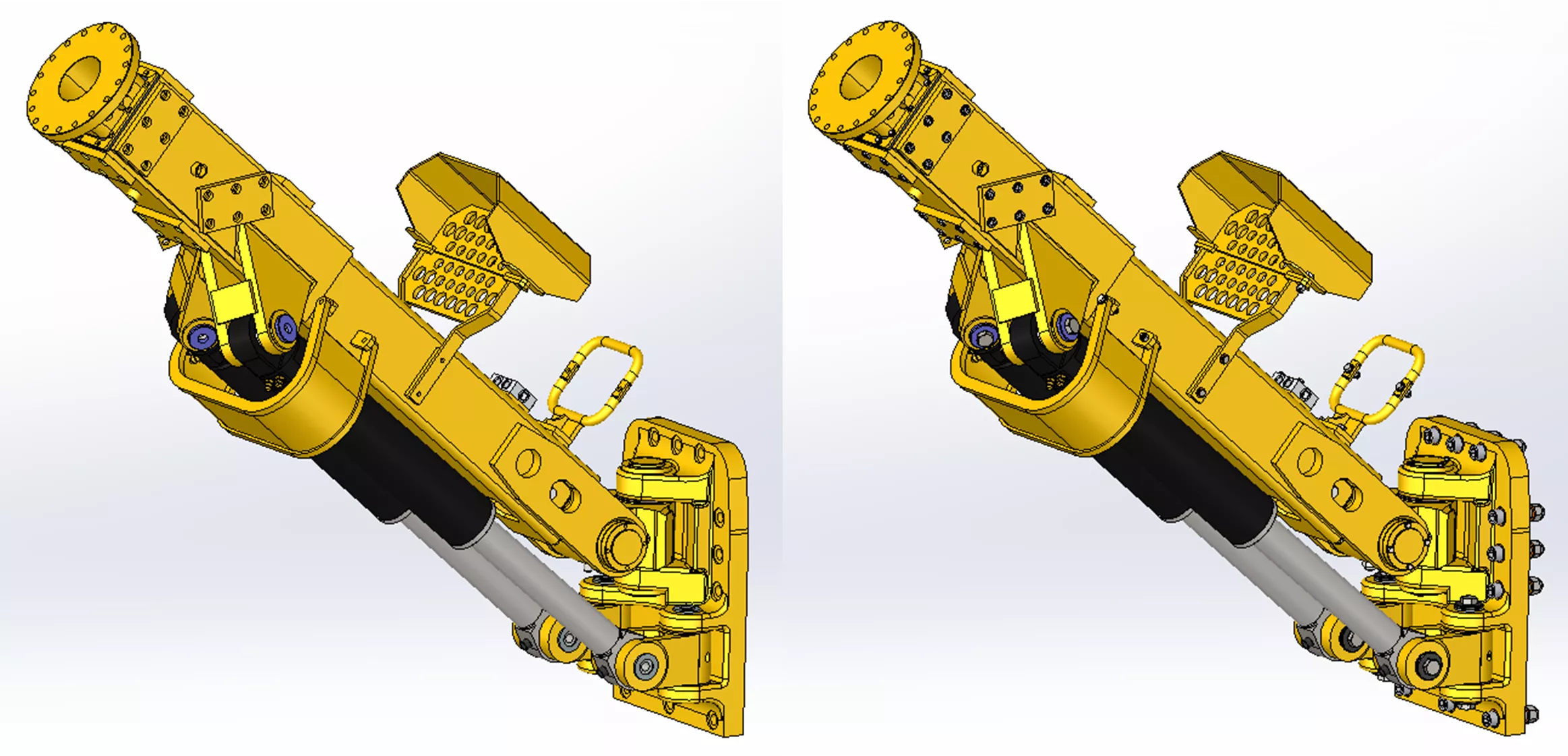 SOLIDWORKS 标准版与专业版 CAD 模型对比
