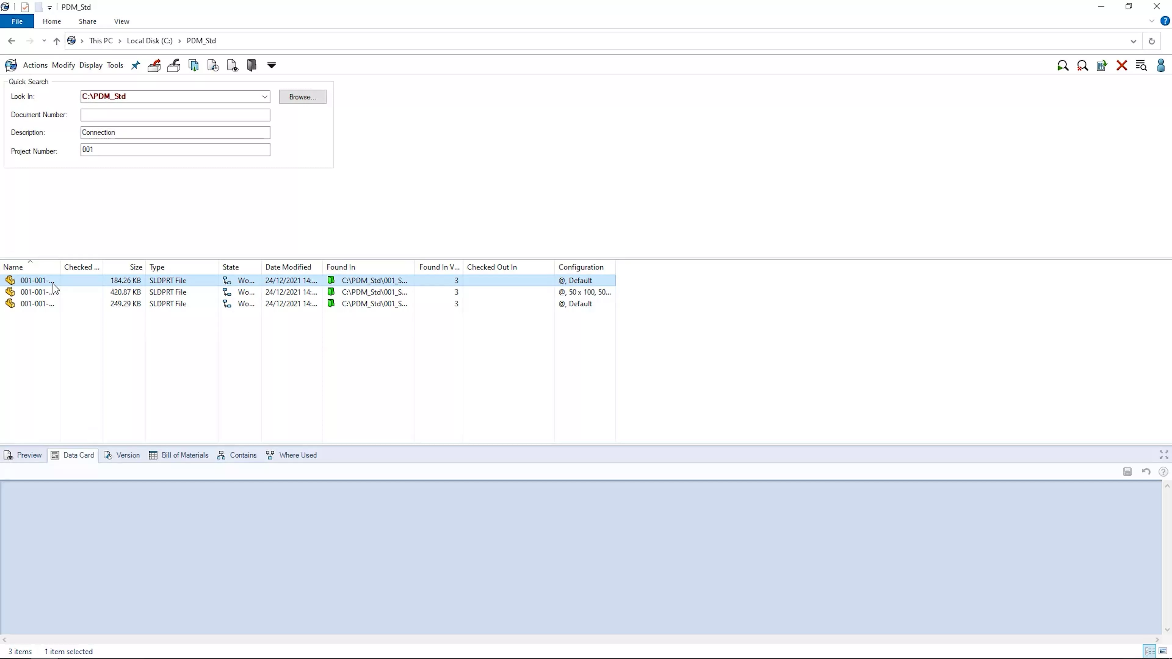 SOLIDWORKS PDM高级搜索功能 SOLIDWORKS PDM高级搜索功能