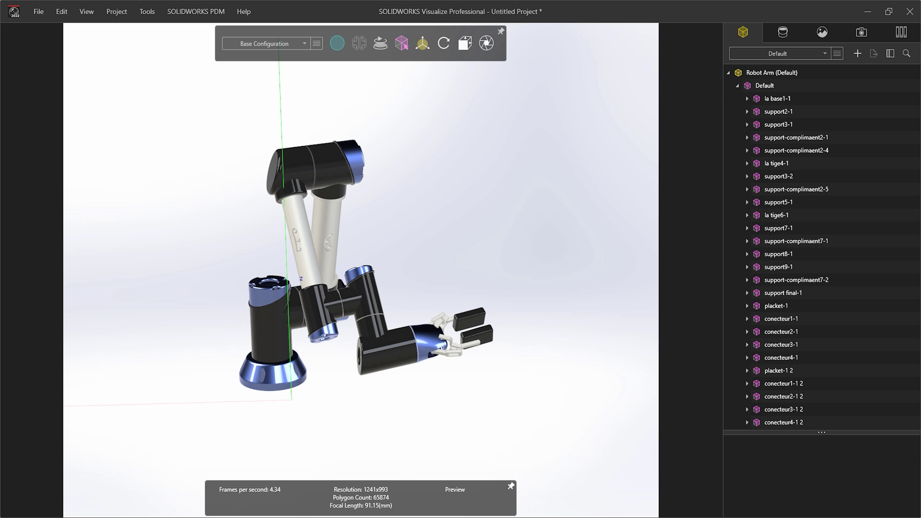 如何在 SOLIDWORKS Visualize 中制作旋转动画