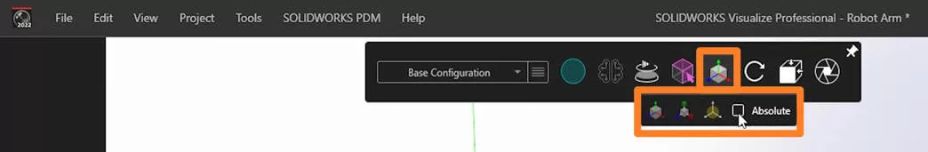 SOLIDWORKS Visualize绝对选项 SOLIDWORKS Visualize绝对选项