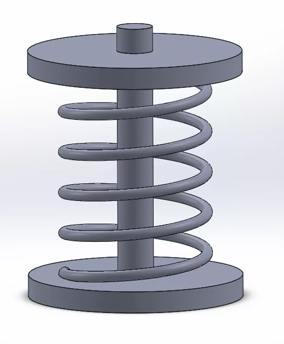 创建 SOLIDWORKS 动态弹簧 创建 SOLIDWORKS 动态弹簧