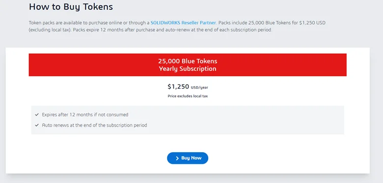 SOLIDWORKS AI Token 采购方案说明