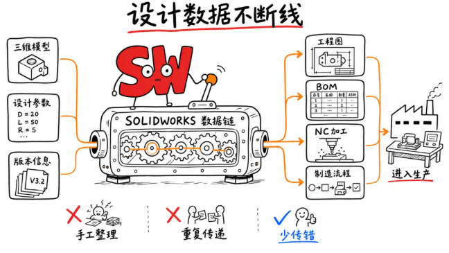 从设计到制造数据不能在中途断线 从设计到制造数据不能在中途断线