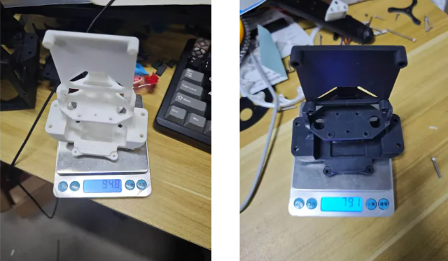 左为FDM TPU,右为形朗SLA Tough 1500 V2(图片来源:华农 Taurus 战队) 左为FDM TPU,右为形朗SLA Tough 1500 V2(图片来源:华农 Taurus 战队)