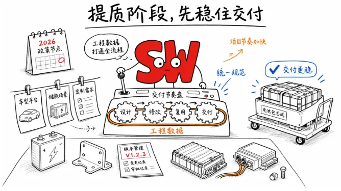 新能源汽车加速提质，动力电池交付如何更稳｜SOLIDWORK