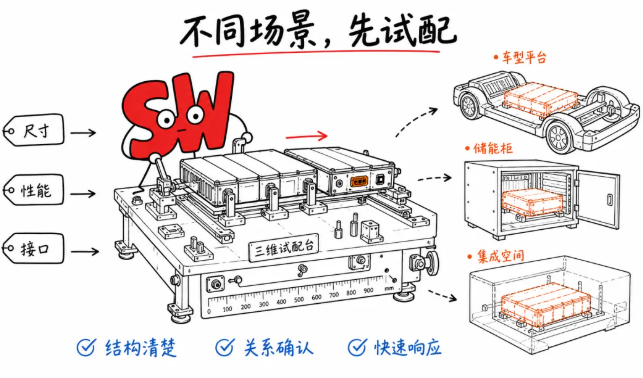 SOLIDWORKS 可以帮助工程团队在三维环境中快速搭建设计方案,让复杂结构和集成关系更早被看见、被确认 SOLIDWORKS 可以帮助工程团队在三维环境中快速搭建设计方案,让复杂结构和集成关系更早被看见、被确认