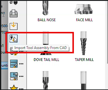 从 CAD 文件导入刀具装配体 从 CAD 文件导入刀具装配体