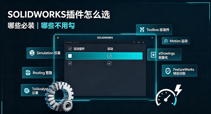 SOLIDWORKS插件到底该怎么选？官方自带的这些宝藏，很