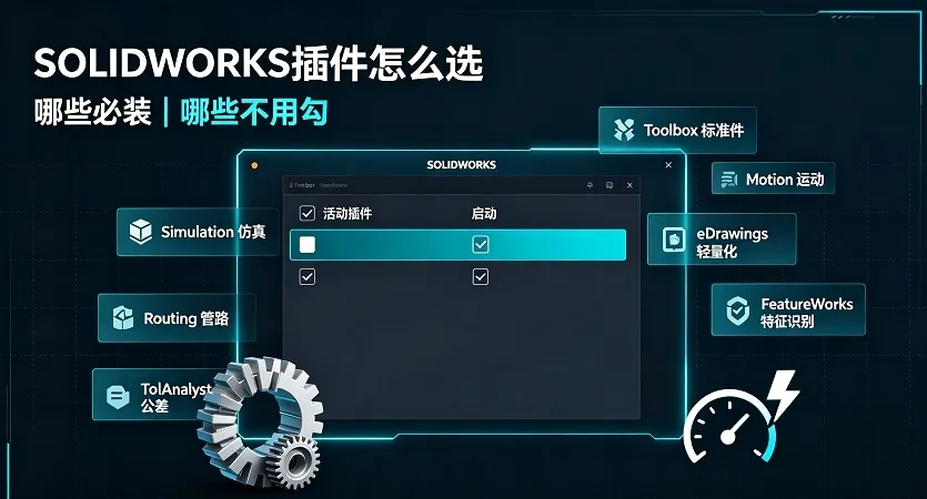 SOLIDWORKS插件到底该怎么选？官方自带的这些宝藏，很