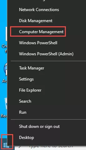 右键 Windows 开始菜单,选择「计算机管理」 右键 Windows 开始菜单,选择「计算机管理」