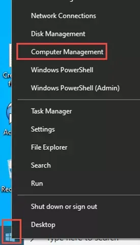 右键 Windows 开始菜单,选择「计算机管理」 右键 Windows 开始菜单,选择「计算机管理」