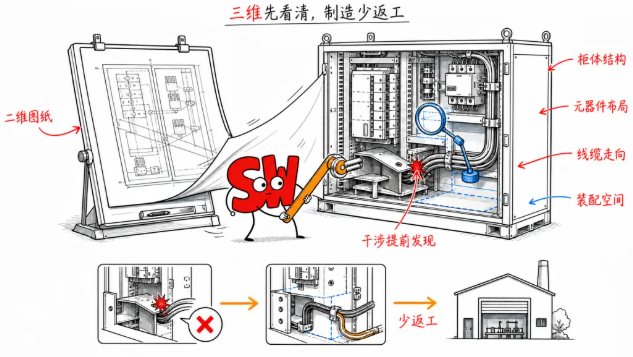 三维先看清楚，制造少返工