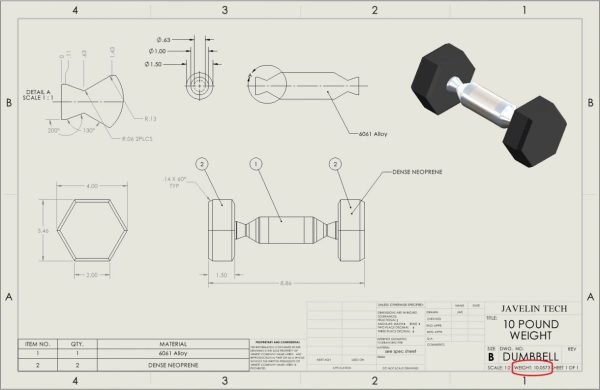 示例:包含多个视图的 SOLIDWORKS 工程图 示例:包含多个视图的 SOLIDWORKS 工程图