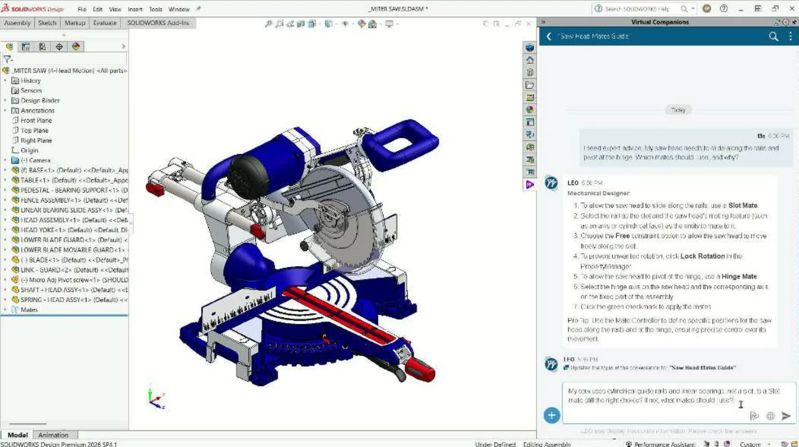 该功能帮助用户更快解决 SOLIDWORKS 建模问题,避免返工 该功能帮助用户更快解决 SOLIDWORKS 建模问题,避免返工