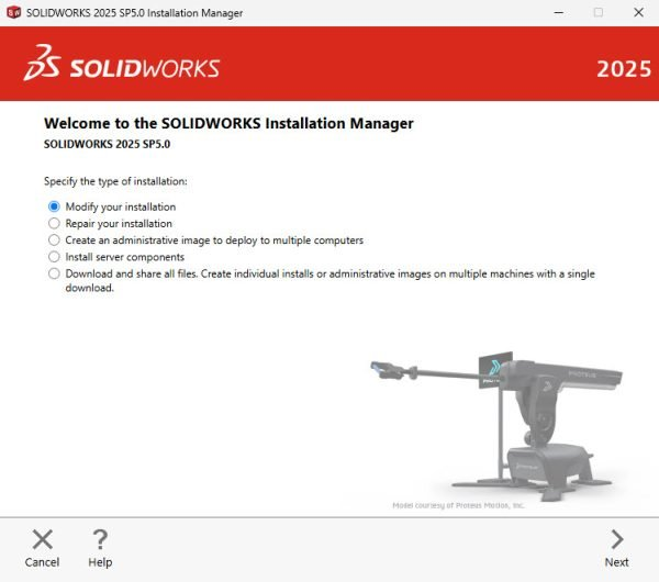 SOLIDWORKS 安装管理器欢迎页面 SOLIDWORKS 安装管理器欢迎页面