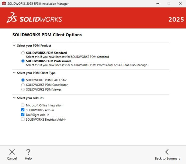 配置 SOLIDWORKS PDM 客户端选项 配置 SOLIDWORKS PDM 客户端选项