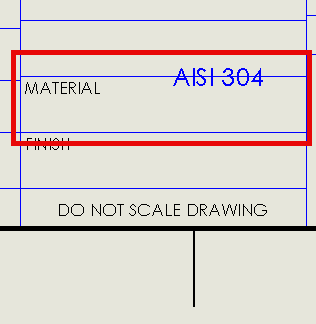 如何在 SOLIDWORKS工程图标题块中将注释居中？