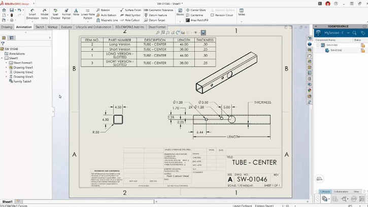SOLIDWORKS 2027配置表改进 