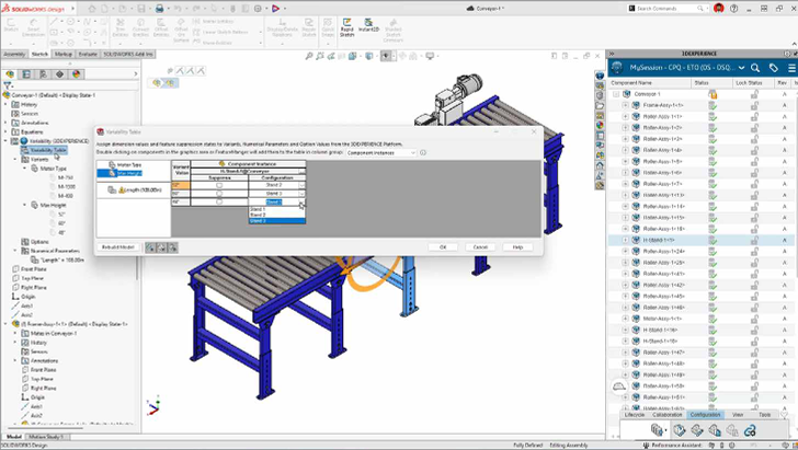 SOLIDWORKS 2027定义模型可变性特征 