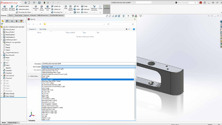 在 SOLIDWORKS Design 中保存为 eDrawings 文件格式 