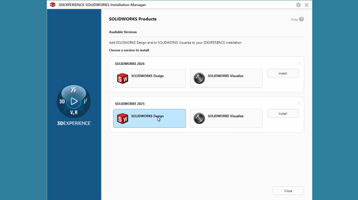 SOLIDWORKS 2027 Design支持电脑本地同时安装多个 SOLIDWORKS Design 版本 SOLIDWORKS 2027 Design支持电脑本地同时安装多个 SOLIDWORKS Design 版本