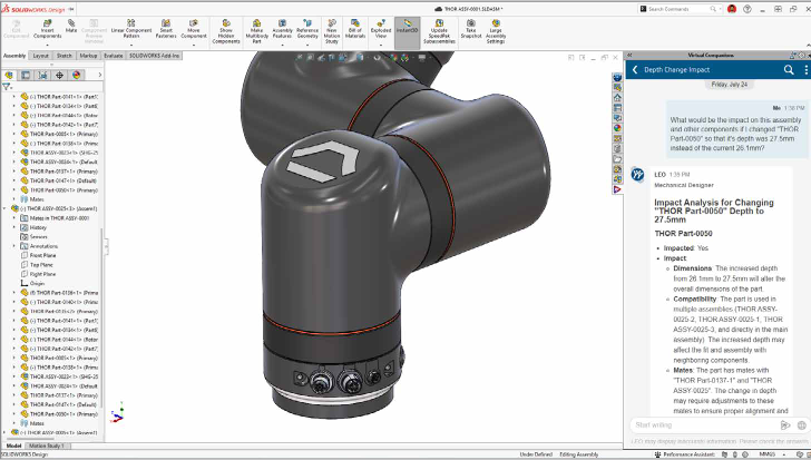 SOLIDWORKS 2027更改影响分析 SOLIDWORKS 2027更改影响分析