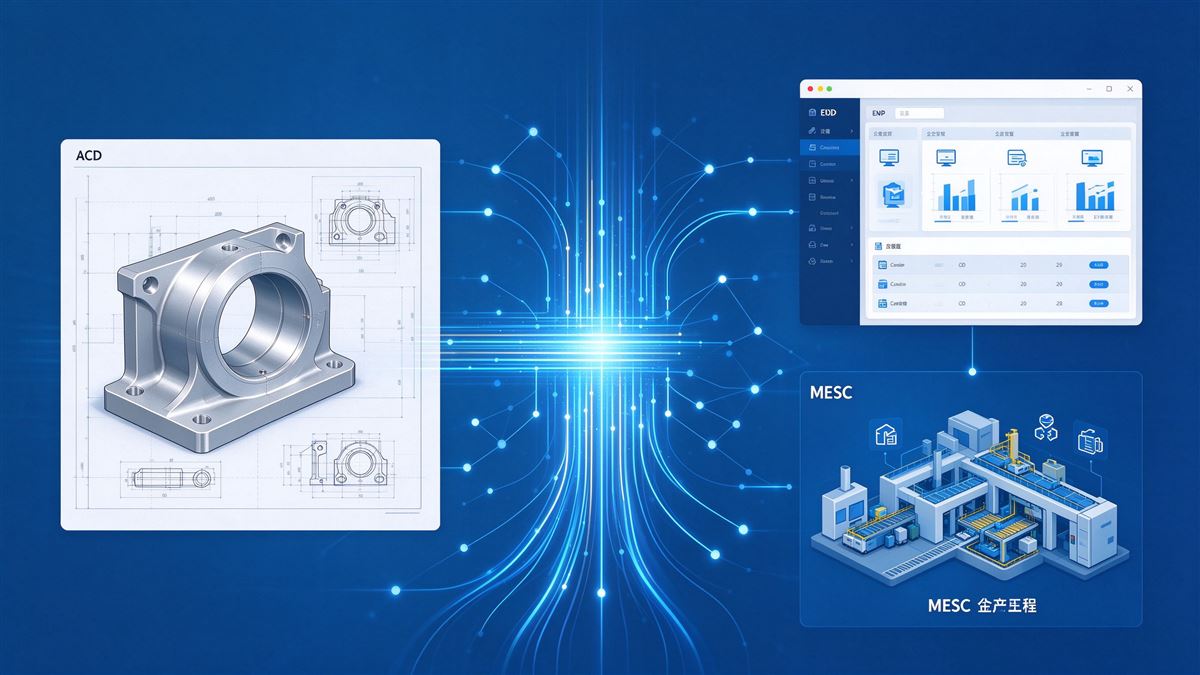 多软件数据互通：SOLIDWORKS 与 ERP/MES 图