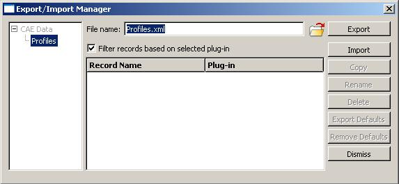 插件 (Plug‑ins)】→【导出 / 导入管理器 (Export/Import Manager...)】调出对话框