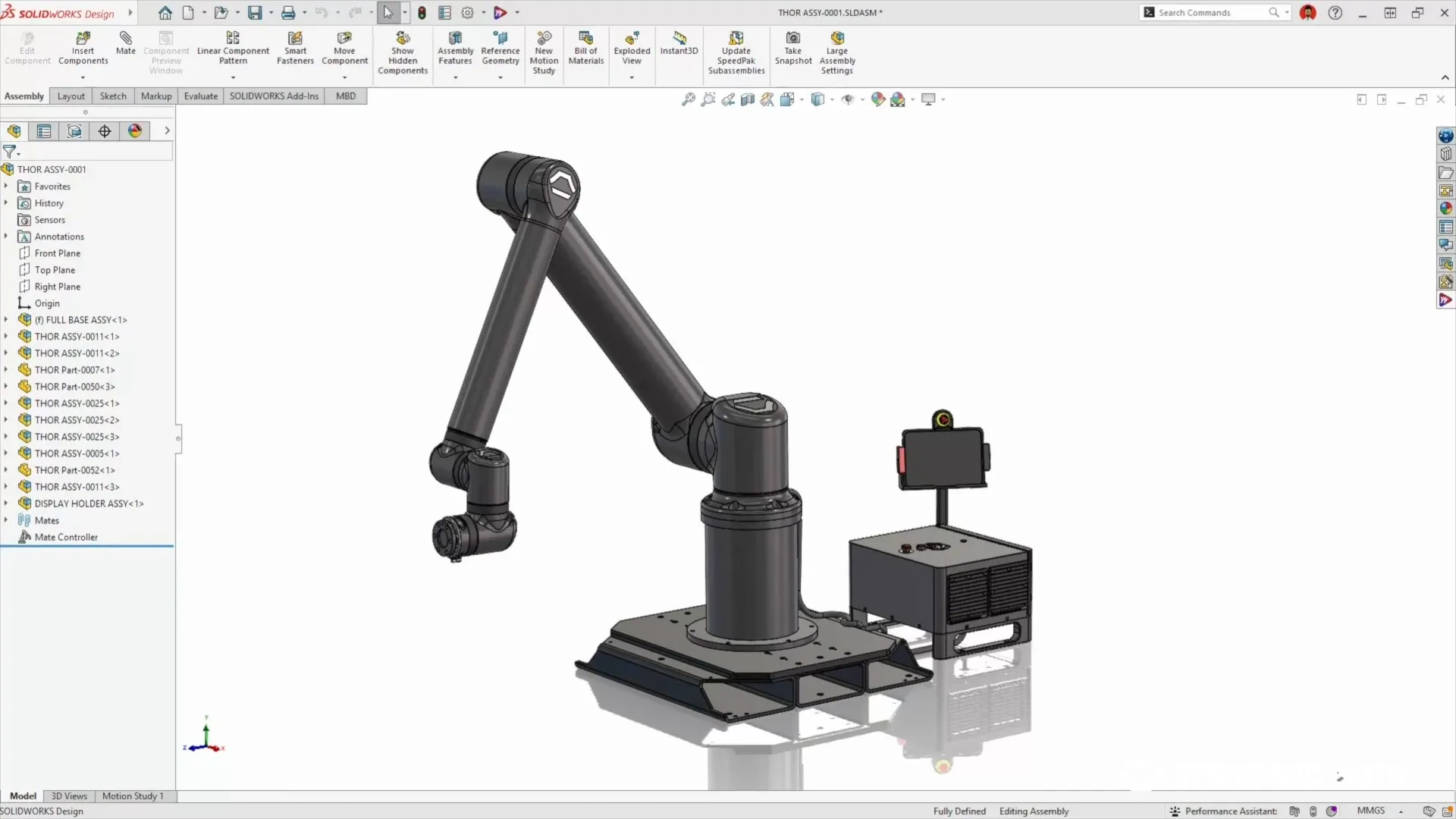 一款完全在 SOLIDWORKS 中设计而成的 Standard Bots 协作机器人 一款完全在 SOLIDWORKS 中设计而成的 Standard Bots 协作机器人