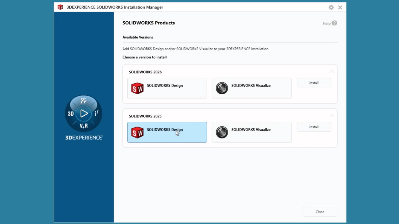 可在本机安装多个 SOLIDWORKS Design 版本 可在本机安装多个 SOLIDWORKS Design 版本