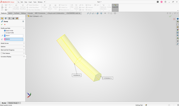 SOLIDWORKS 扫描特征使用指南