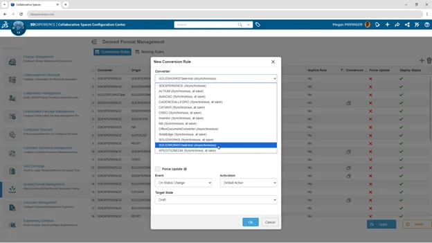 通过 3DEXPERIENCE SOLIDWORKS 任务主机生成衍生输出文件 通过 3DEXPERIENCE SOLIDWORKS 任务主机生成衍生输出文件