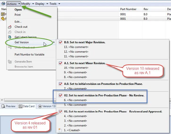SOLIDWORKS PDM版本历史与修订历史详解：编号规则、查看方式、业务应用指南